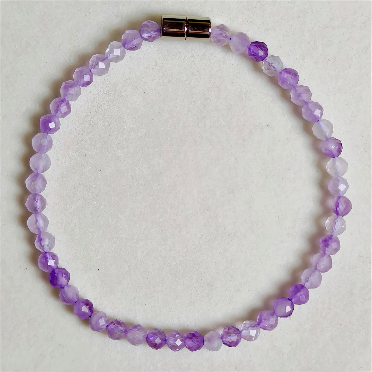 Amethyst | Faceted Gemstone Bracelet