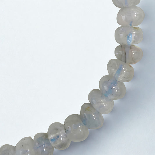 Sky Whisper | Aquamarine Rondelle Bracelet