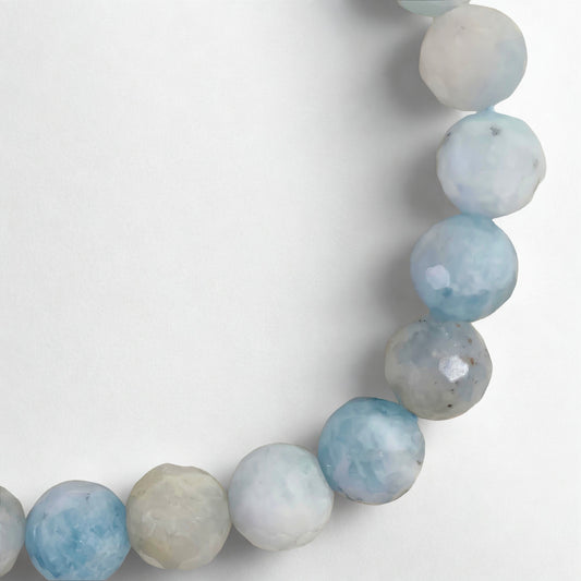 Sea Mist | Faceted Aquamarine Bracelet
