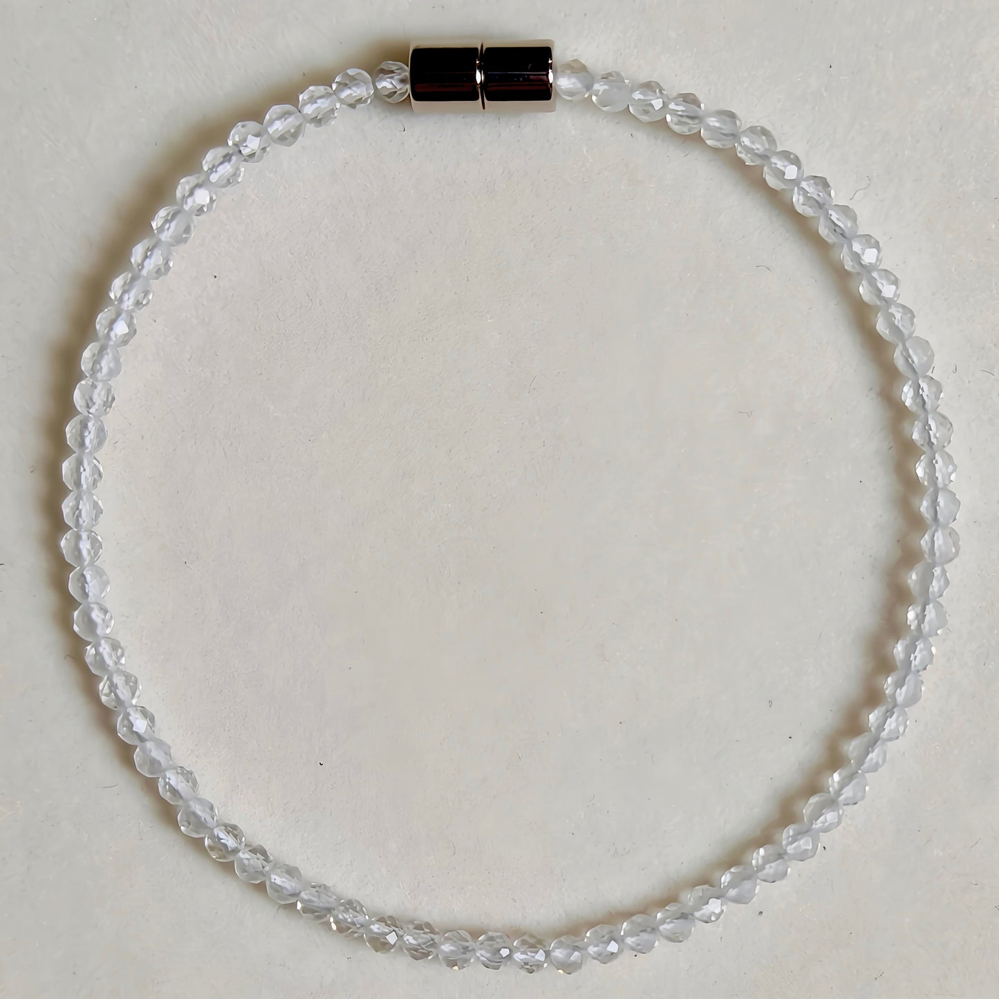 Clear Quartz | Faceted Gemstone Bracelet