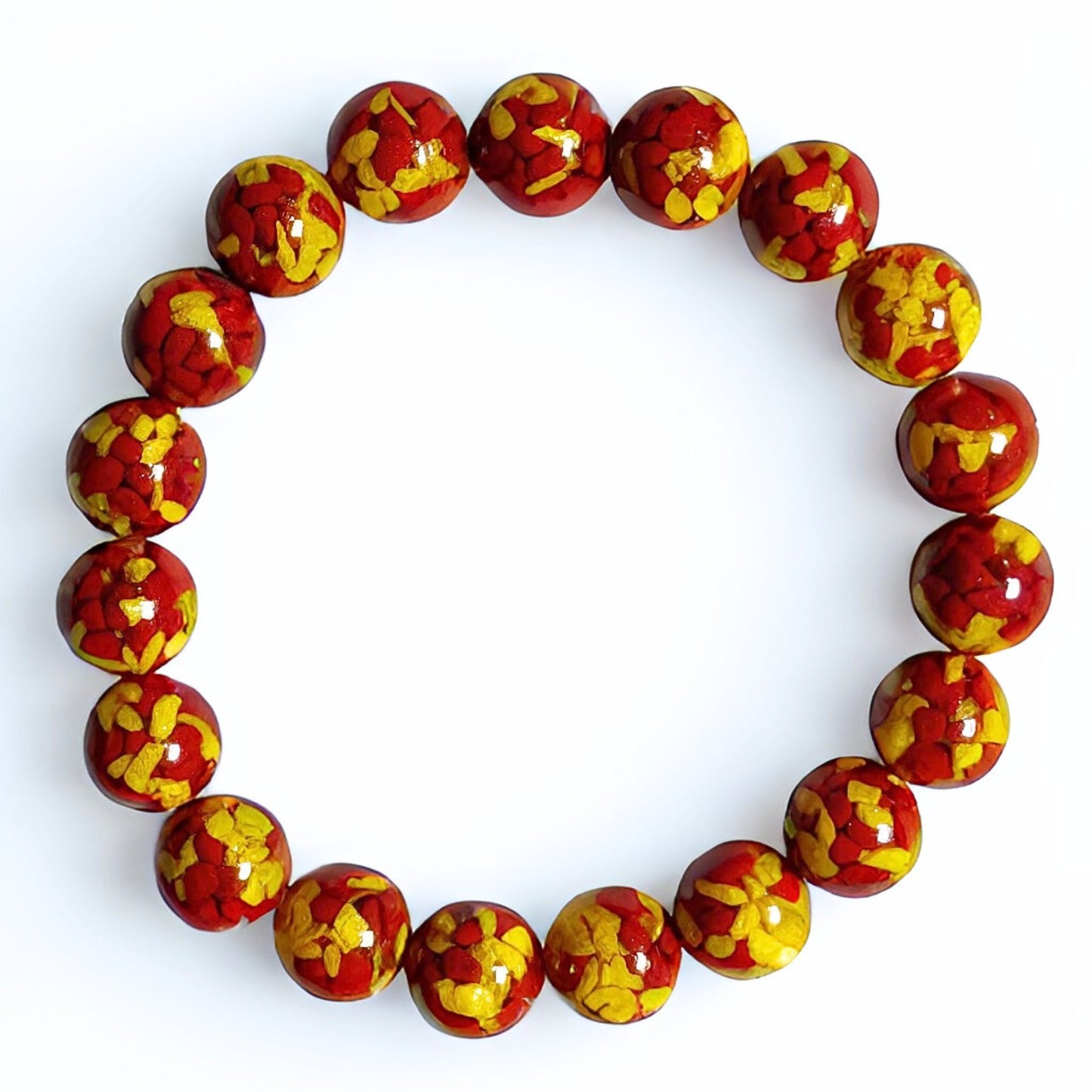 Fortune Flame | Cinnabar & Realgar Gemstone Bracelet