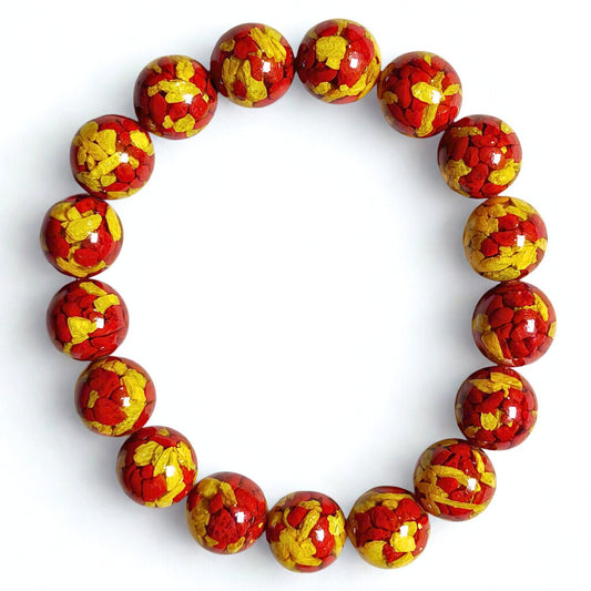 Fortune Flame | Cinnabar & Realgar Gemstone Bracelet