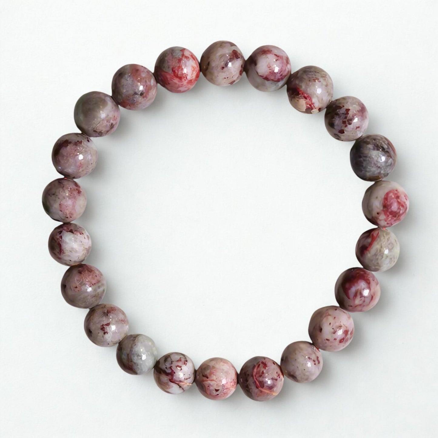 Ashen Ember | Raw Cinnabar Bracelet