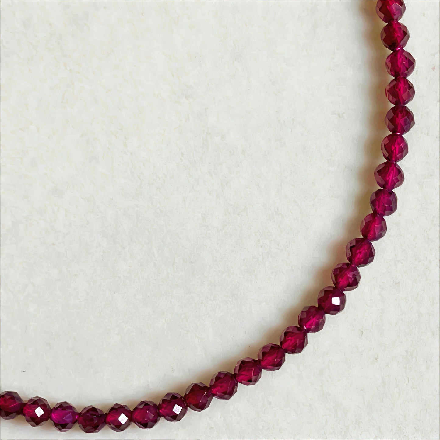 Garnet | Faceted Gemstone Bracelet