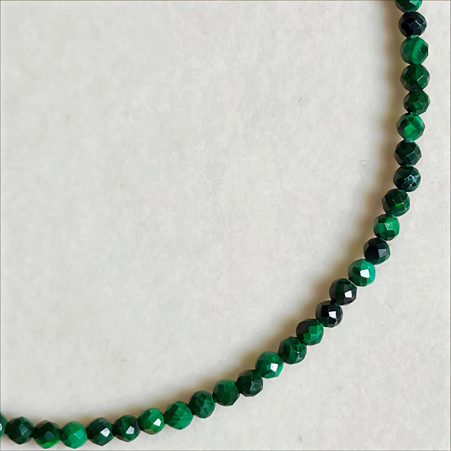 Malachite | Faceted Gemstone Bracelet