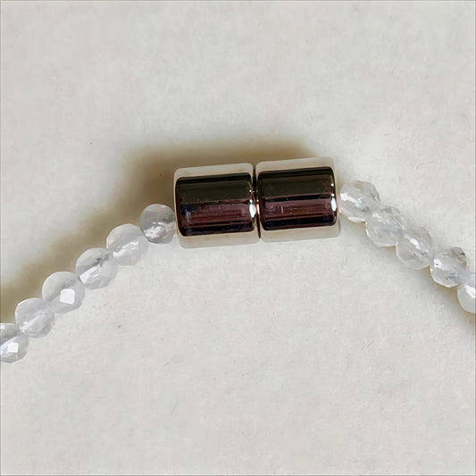 Moonstone | Faceted Gemstone Bracelet