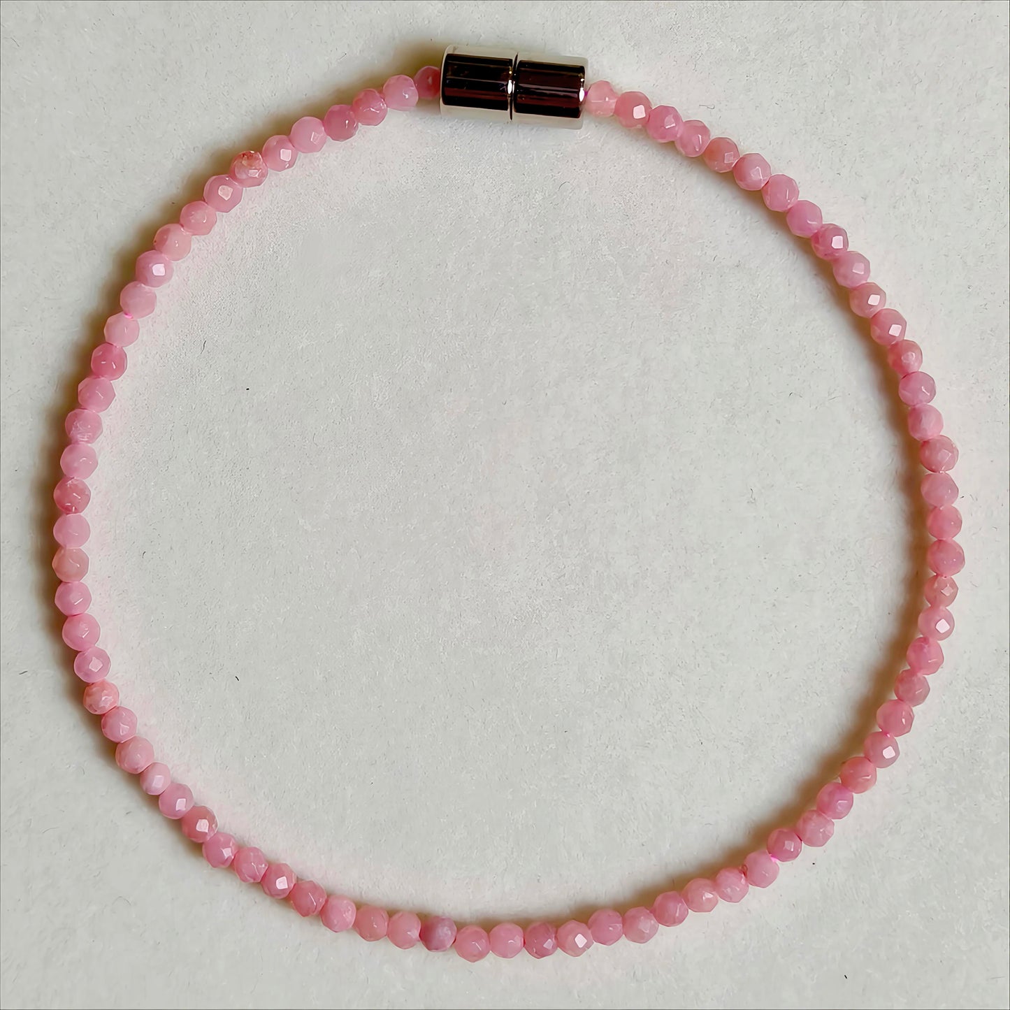 Pink Opal | Faceted Gemstone Bracelet