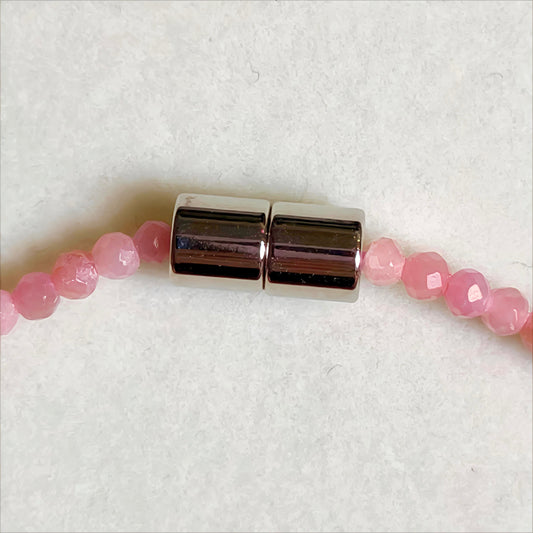 Pink Opal | Faceted Gemstone Bracelet