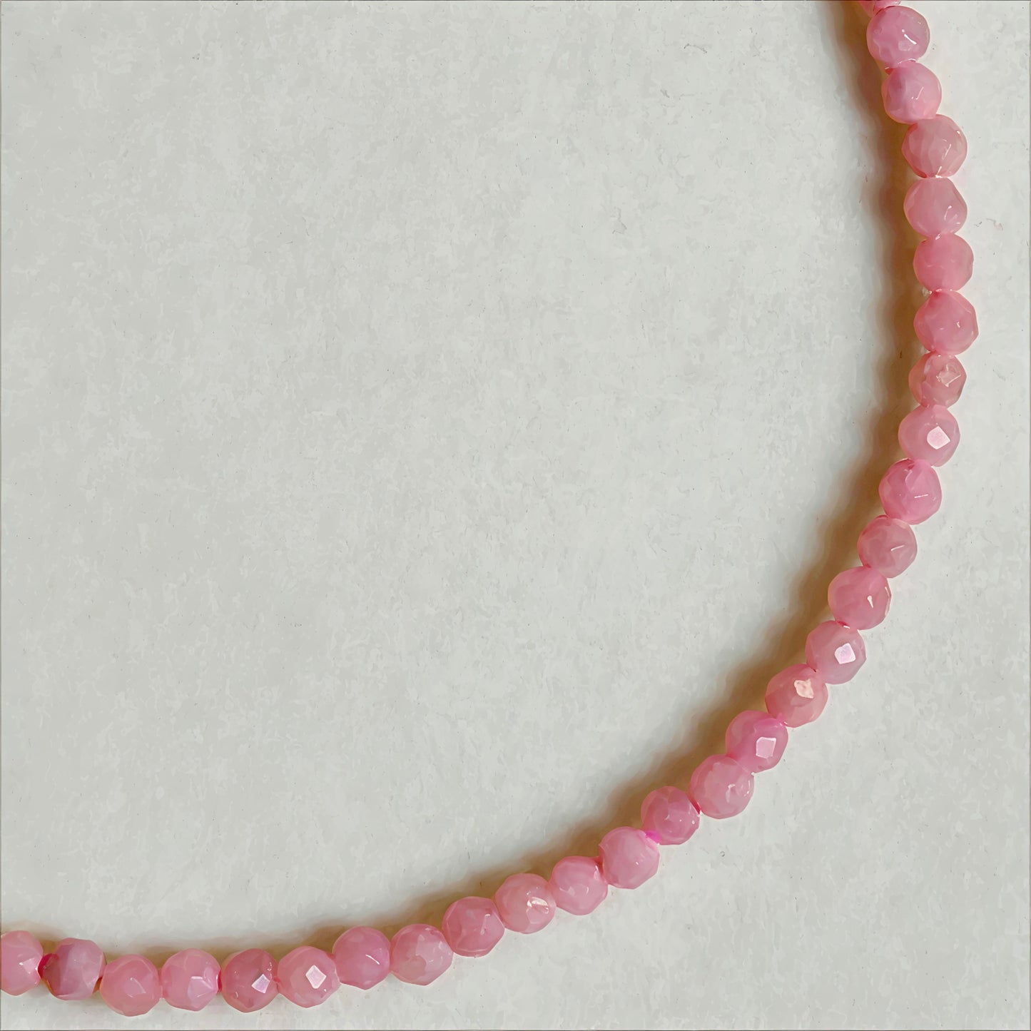 Pink Opal | Faceted Gemstone Bracelet