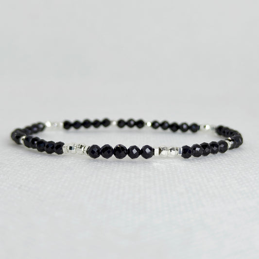 Midnight Ward | Black Spinel Bracelet