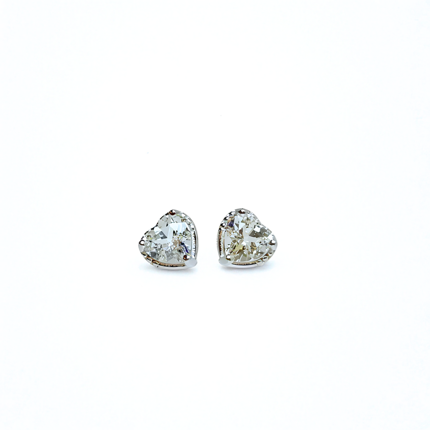Lovelight | Heart-cut Gemstone Stud Earrings
