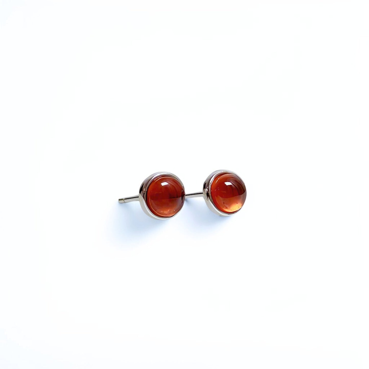 GemGlow | Classic Round Gemstone Stud Earrings