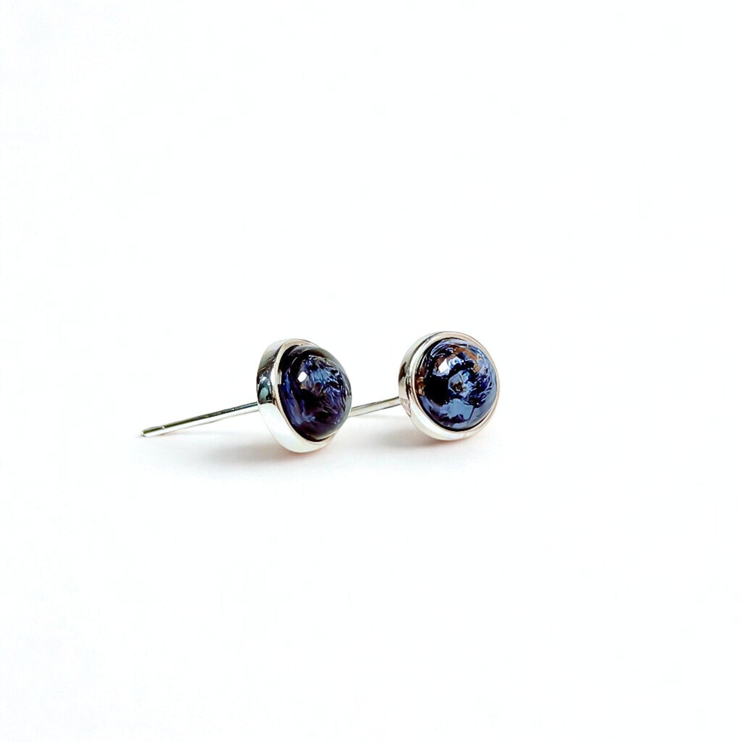 GemGlow | Classic Round Gemstone Stud Earrings