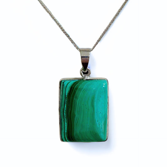 Forest Current | Malachite Pendant