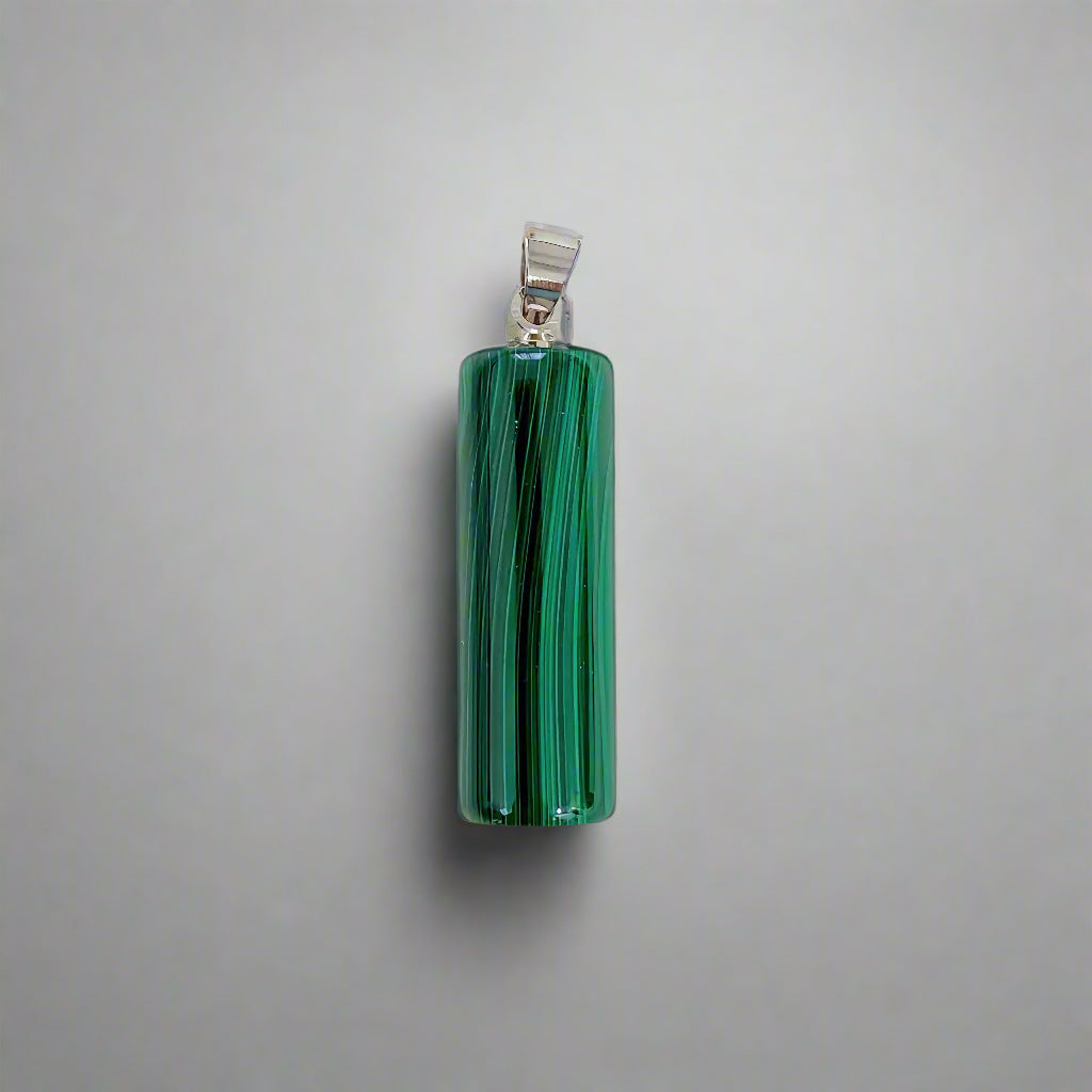 Verdant Column | Malachite Pendant