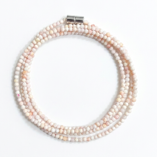 Queen Shell | Faceted Wrap Bracelet or Necklace