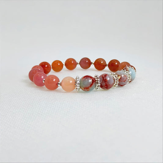 Miststone Ember | Yanyuan Agate Bracelet