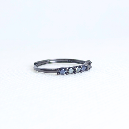 Noir Linea | Black Spinel Ring