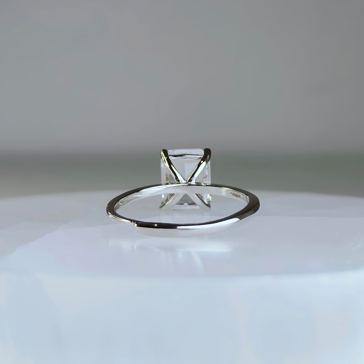 Moonveil Solus | Clear Quartz Baguette Ring
