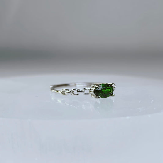 Forestlink | Diopside Solitaire Ring