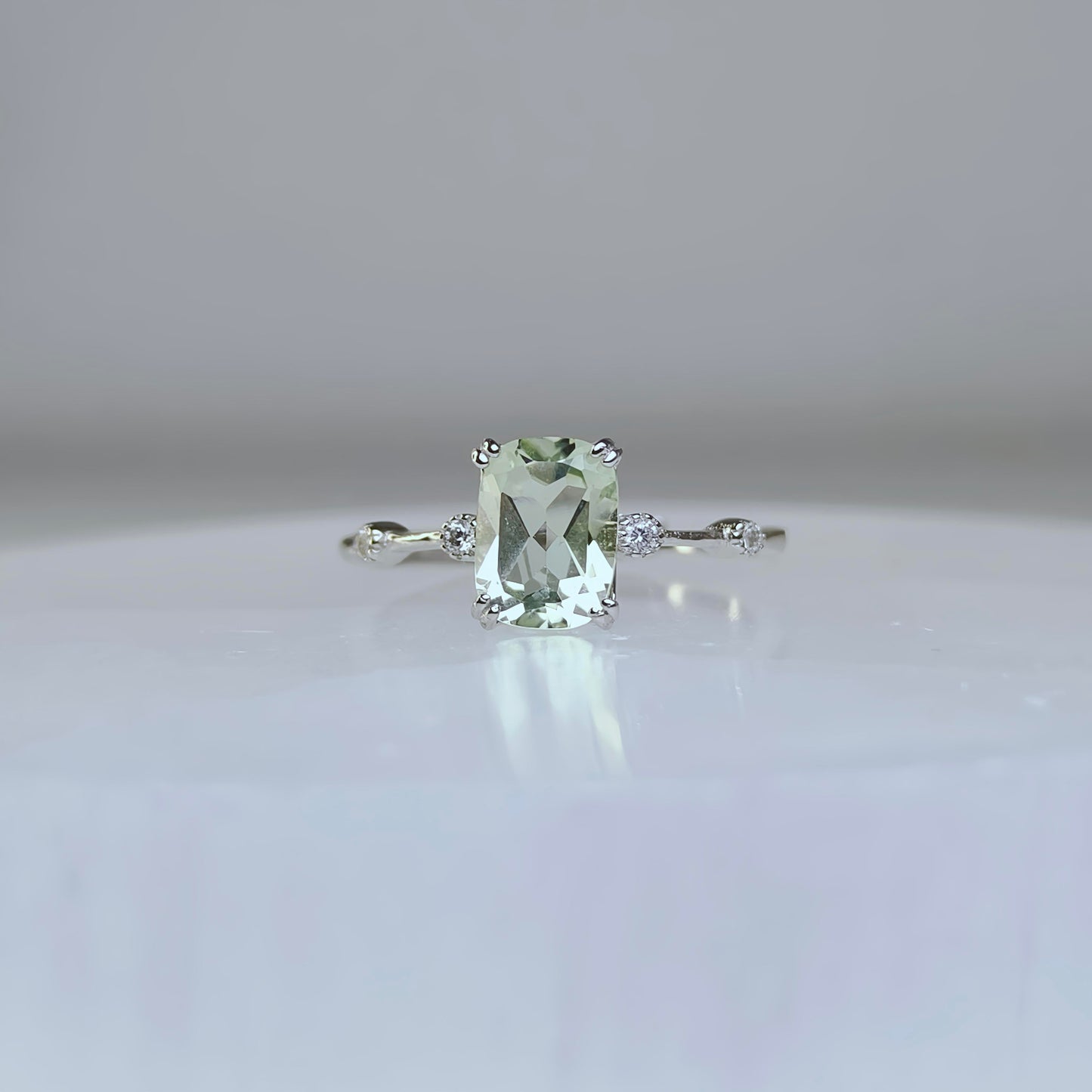 Springdrop | Green Quartz Ring