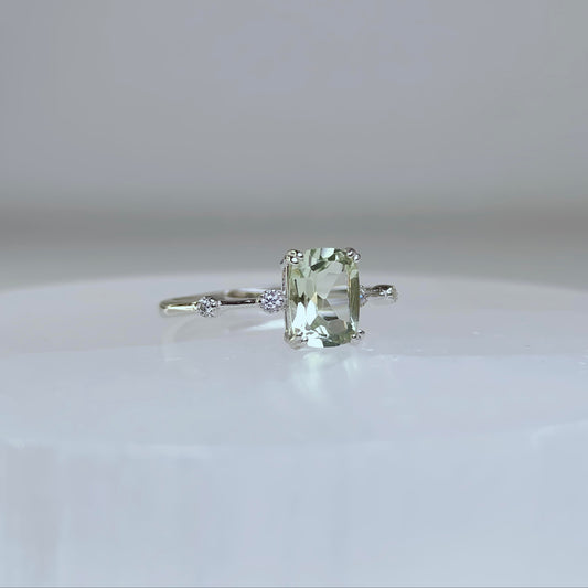 Springdrop | Green Quartz Ring