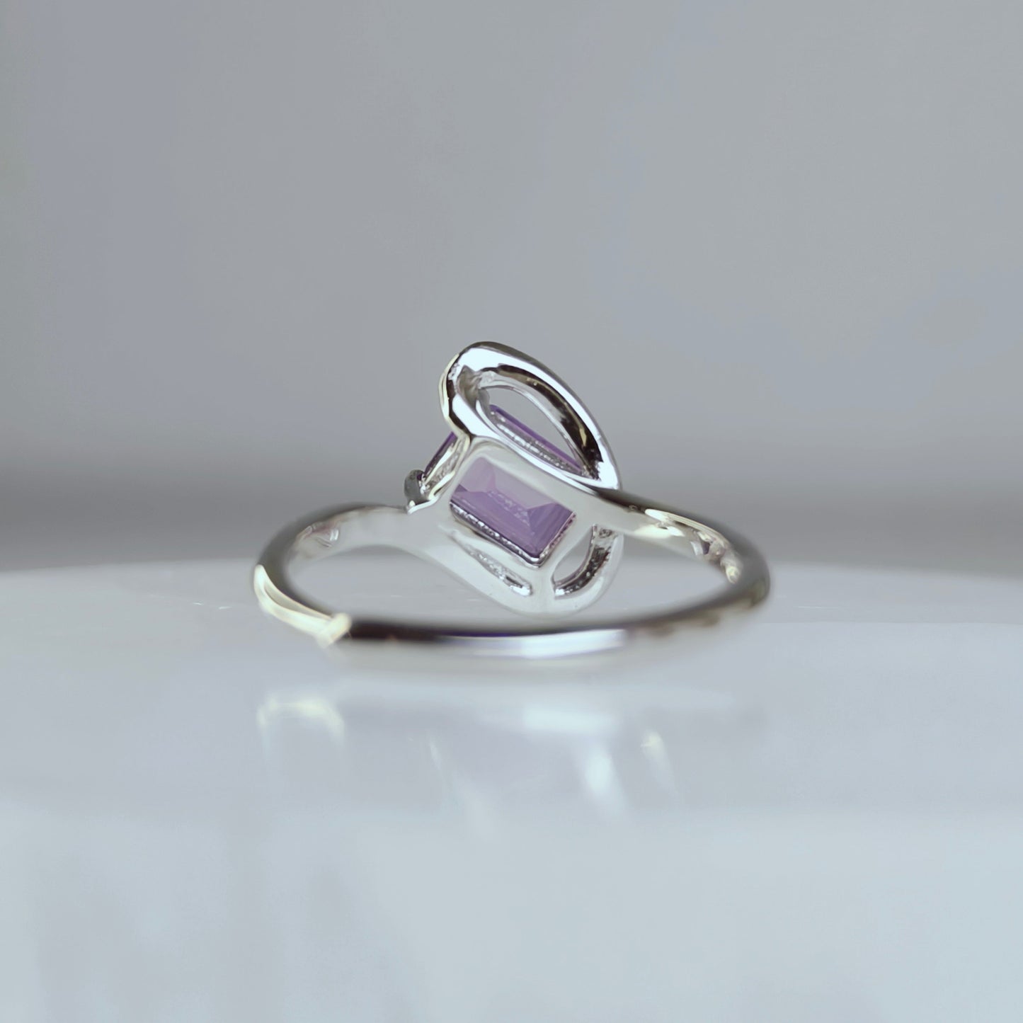 Driftlight | Lavender Amethyst Bypass Ring