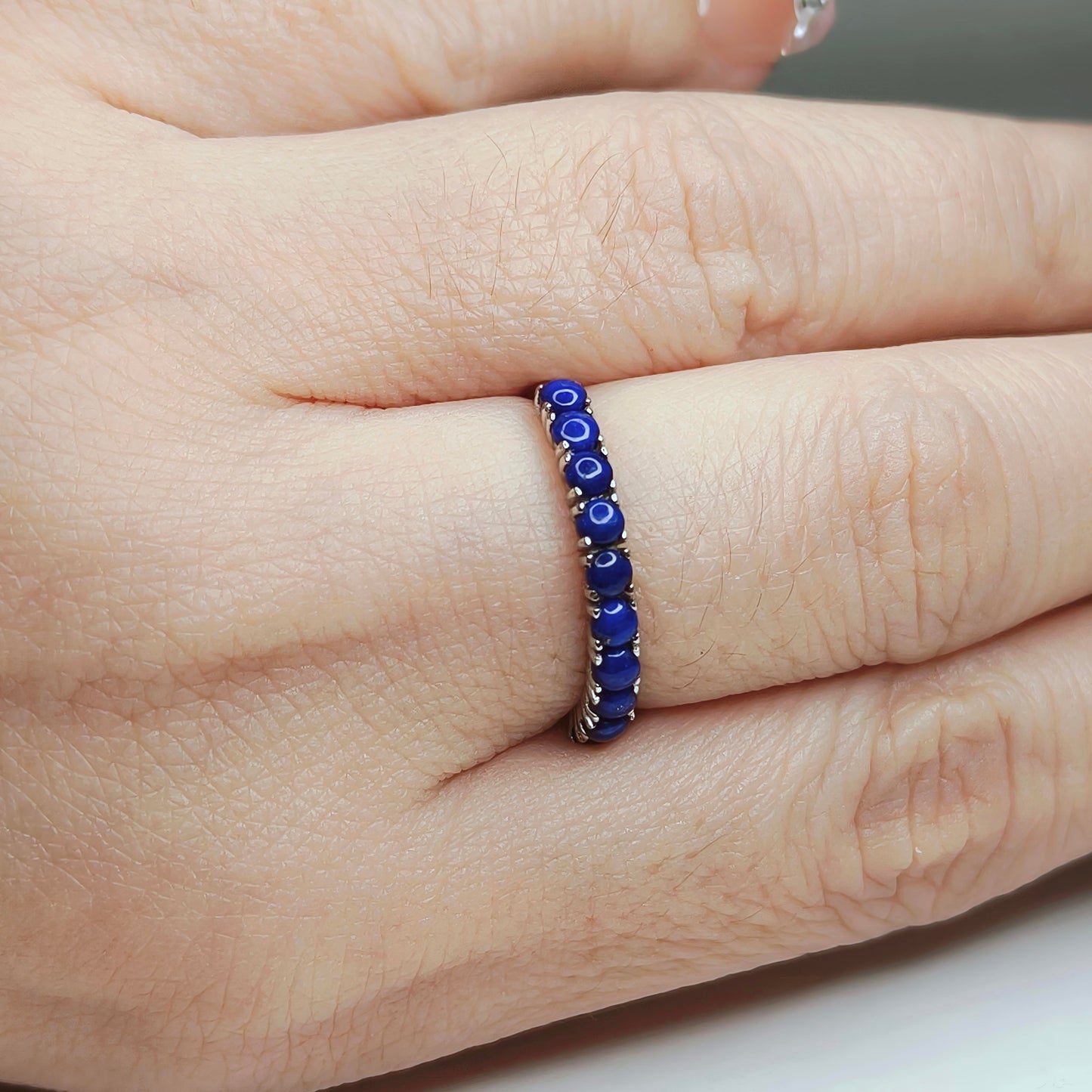 Midnight Linea | Lapis Lazuli Band Ring