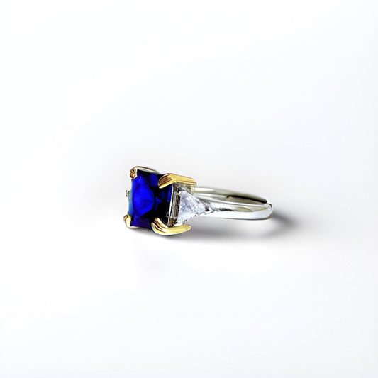 Nocturne Crown | Lab-Grown Sapphire Ring