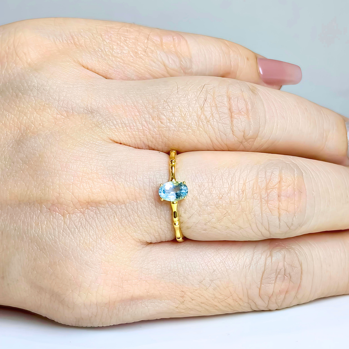 Willow Muse | Blue Topaz Ring