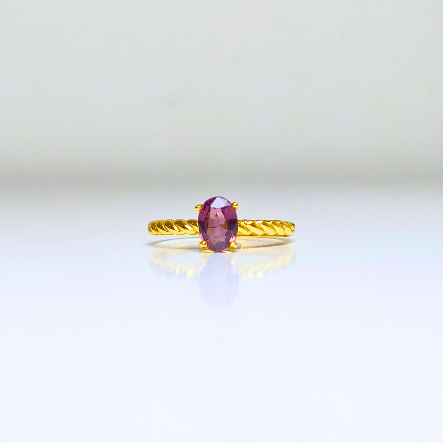 Twilight Helix | Spinel Ring