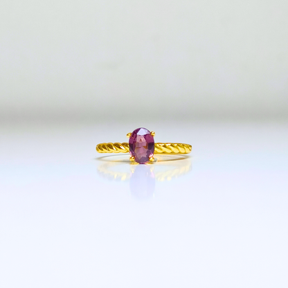 Twilight Helix | Spinel Ring