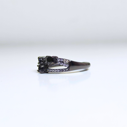 Noir Trinity | Black Spinel Ring