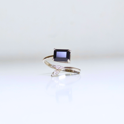 Lunaria | Black Spinel Ring