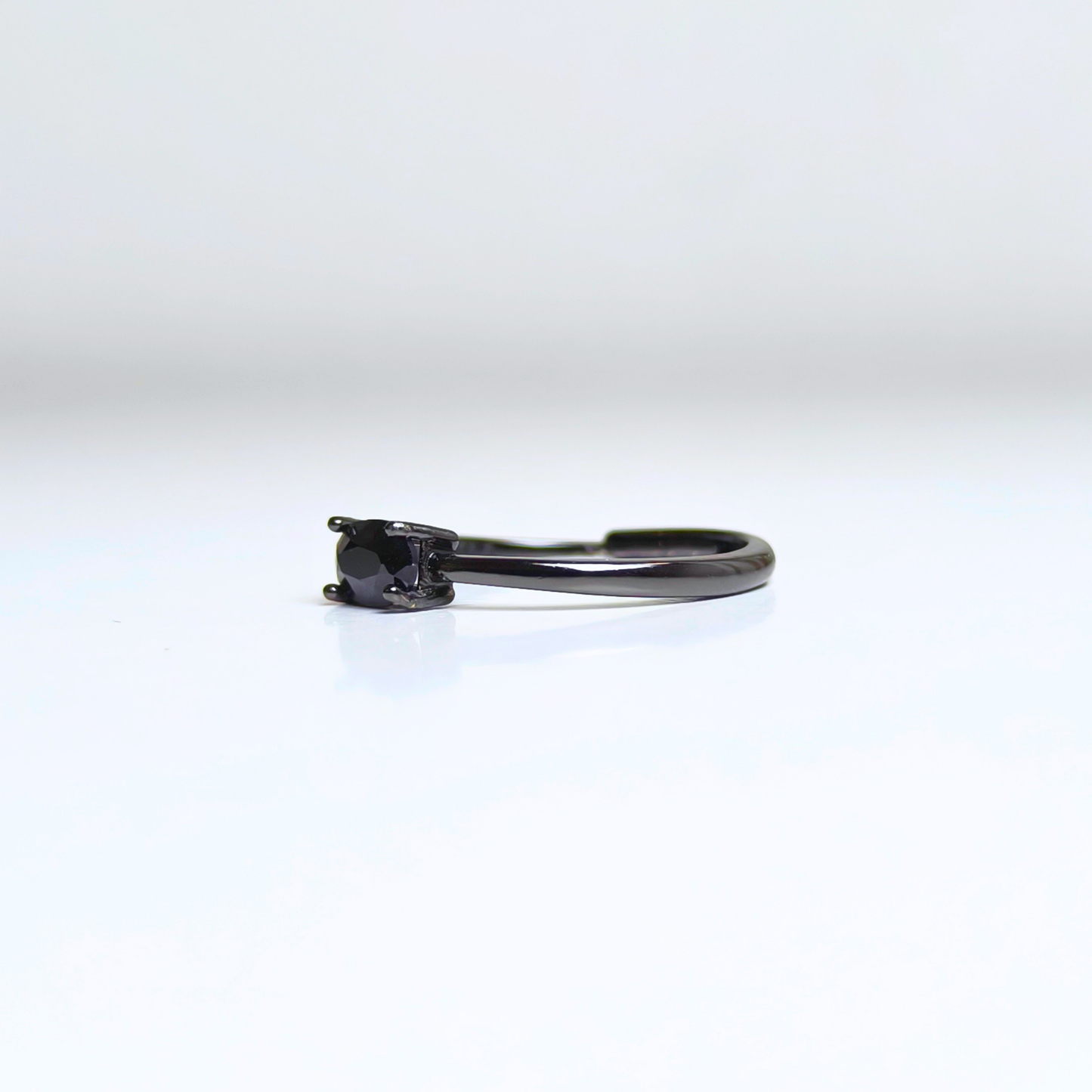 Midnight Whisper | Black Spinel Ring