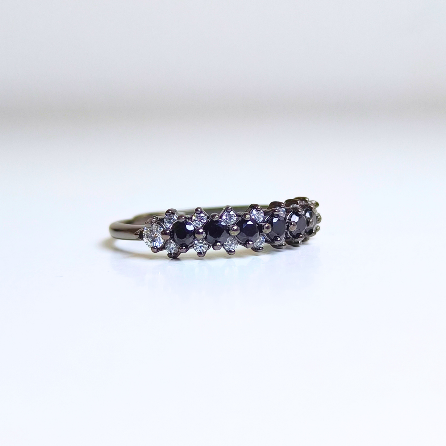 Noir Constellation | Black Spinel Ring