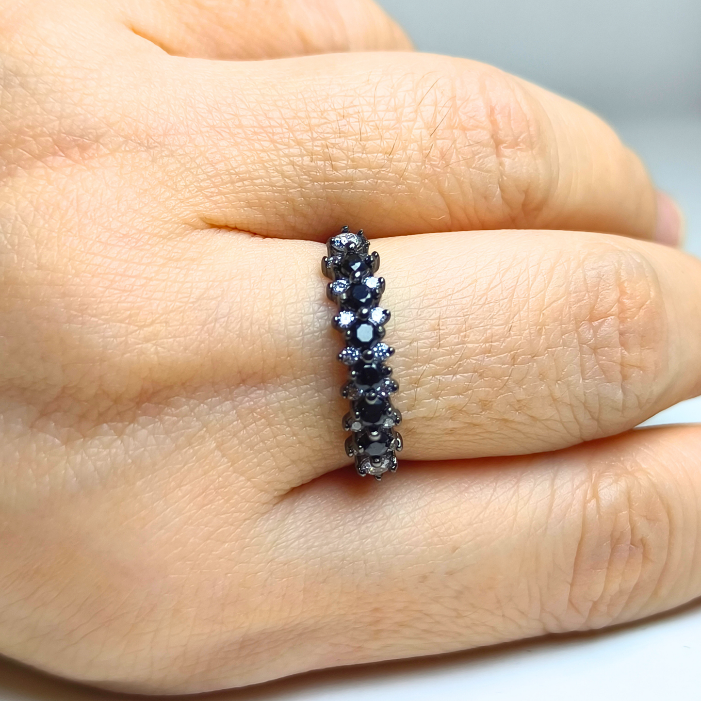 Noir Constellation | Black Spinel Ring