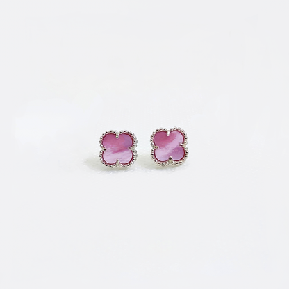 Celestial Clover | Gemstone Ear Studs