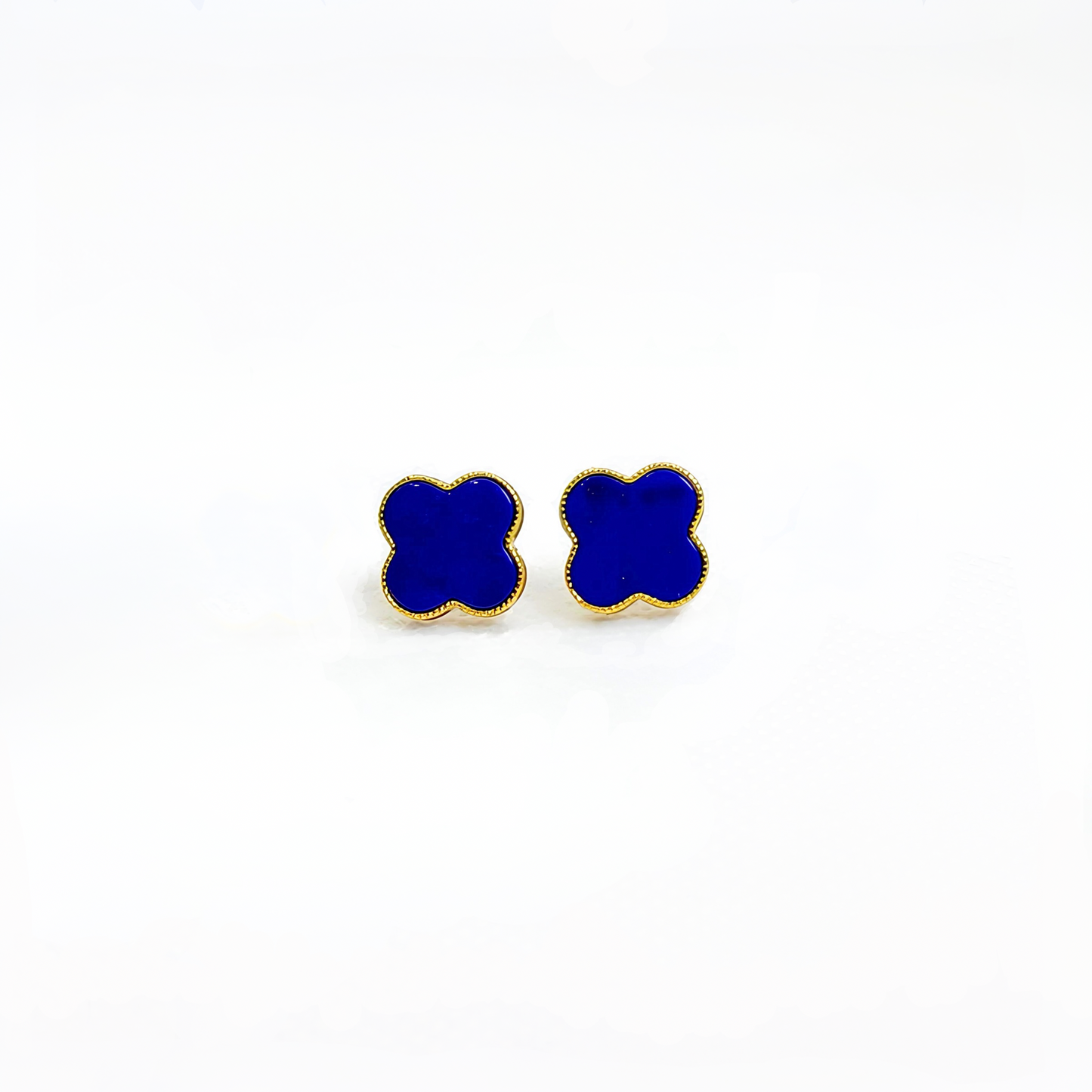 Celestial Clover | Gemstone Ear Studs
