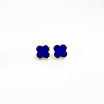 Celestial Clover | Gemstone Ear Studs