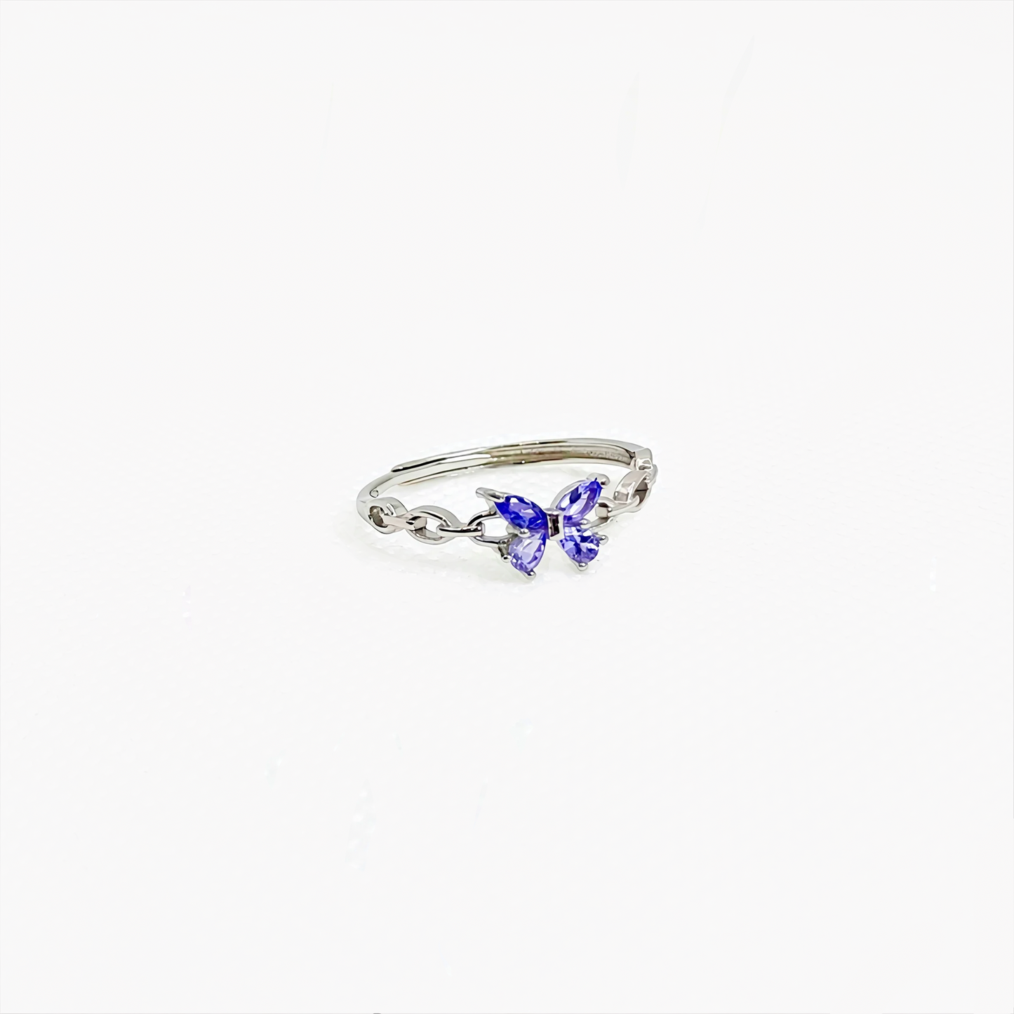 Wingveil Twilight | Tanzanite Butterfly Ring