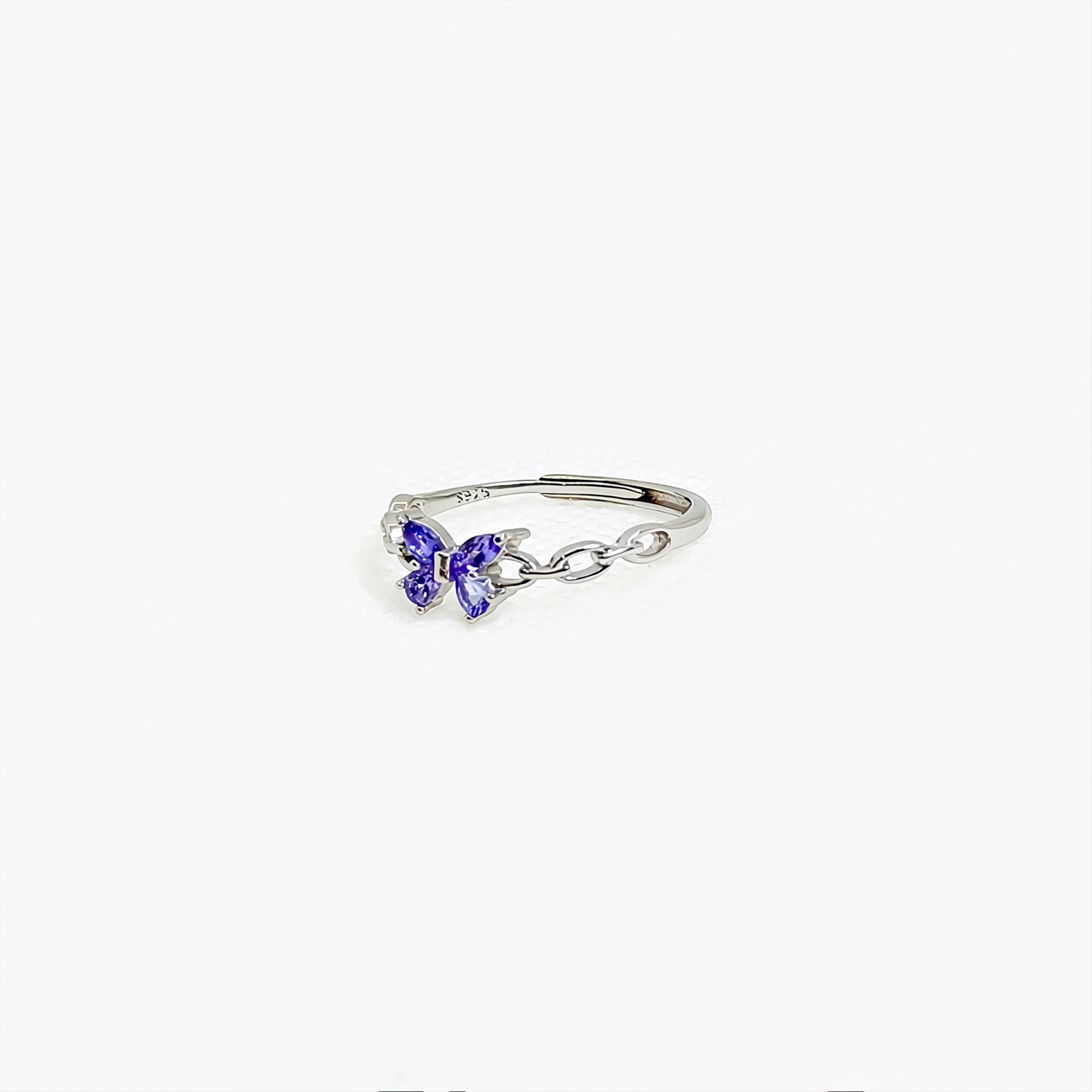Wingveil Twilight | Tanzanite Butterfly Ring
