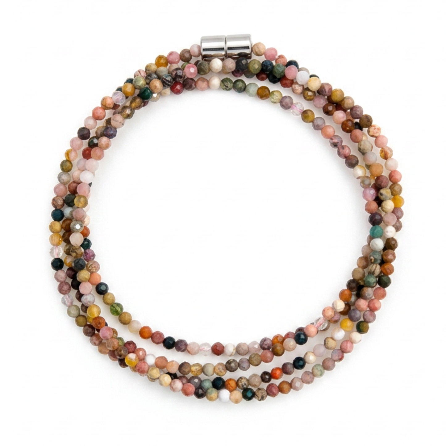Alashan | Faceted Gemstone Wrap Bracelet or Necklace