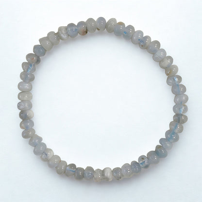Sky Whisper | Aquamarine Rondelle Bracelet
