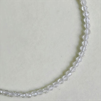 Clear Quartz | Faceted Gemstone Bracelet