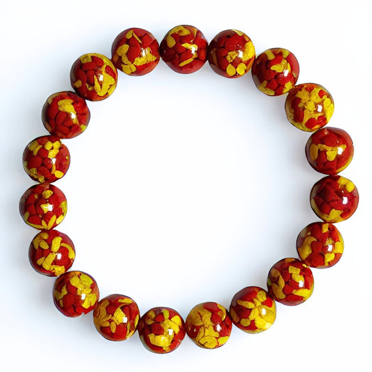 Fortune Flame | Cinnabar & Realgar Gemstone Bracelet