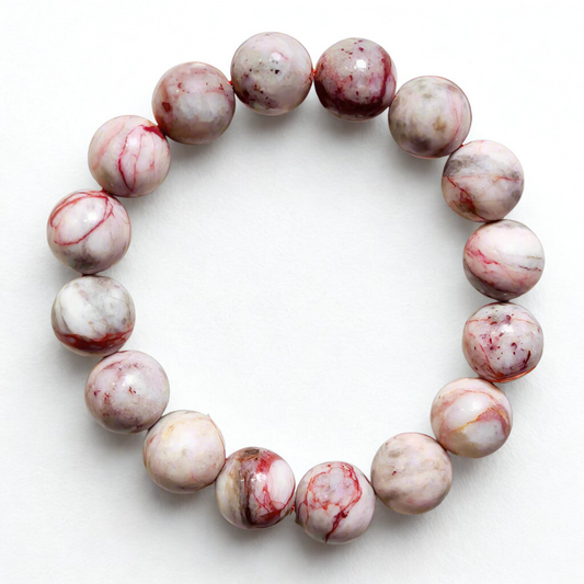 Lunaria Root | Raw Cinnabar Bracelet