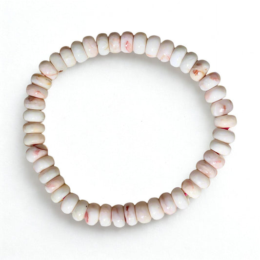 Moonroot | Raw Cinnabar Bead Bracelet