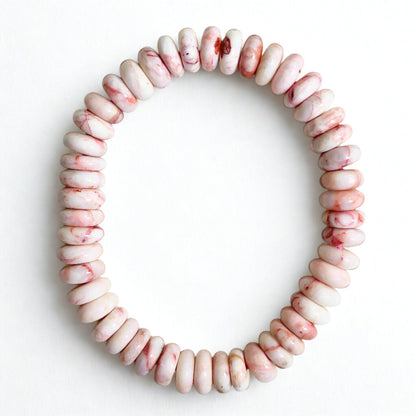 Moonroot | Raw Cinnabar Bead Bracelet