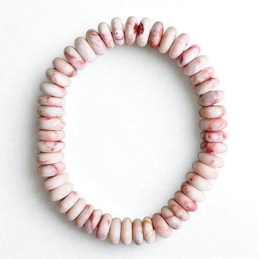 Moonroot | Raw Cinnabar Bead Bracelet